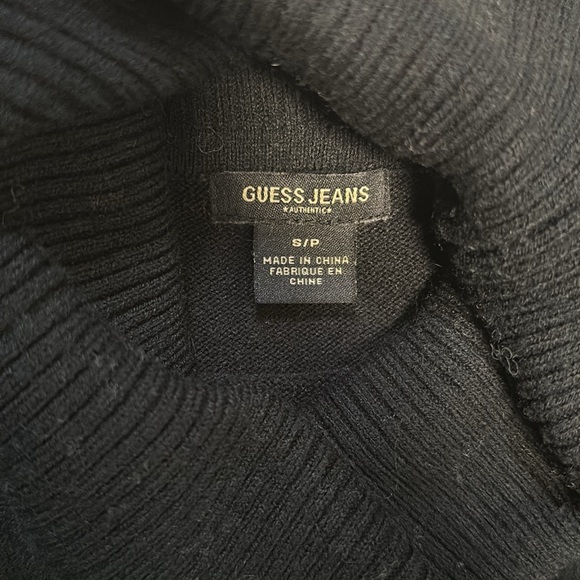 Guess Jeans - Knit Black Mini Dress - Picture 3 of 7